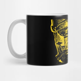 mf doom quote gold Mug